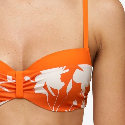 Chantelle Swimwear Tropical orange padded bikini bra
