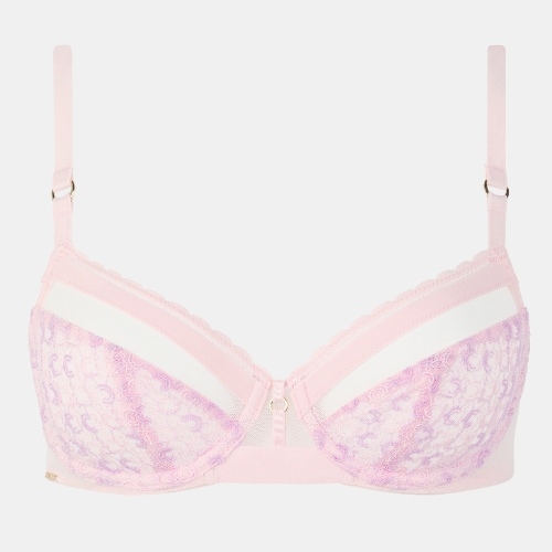Chantelle Monogram pink non-padded bra