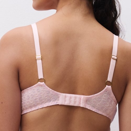 Chantelle Monogram pink padded bra