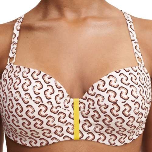 Chantelle Swimwear Authentic print padded bikini bra