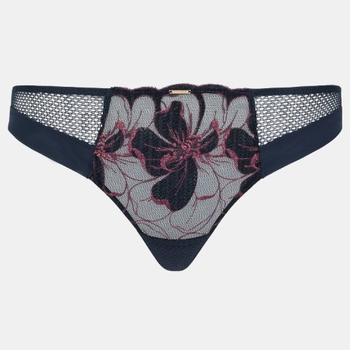 Chantelle Fleurs Signature navy blue brief
