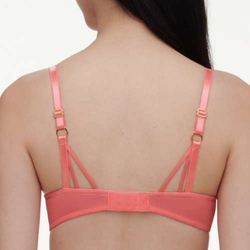 Chantelle Cabaret Sauvage coral padded bra