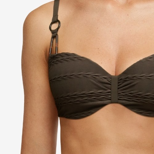 Chantelle Swimwear Vibrant brown padded bikini bra