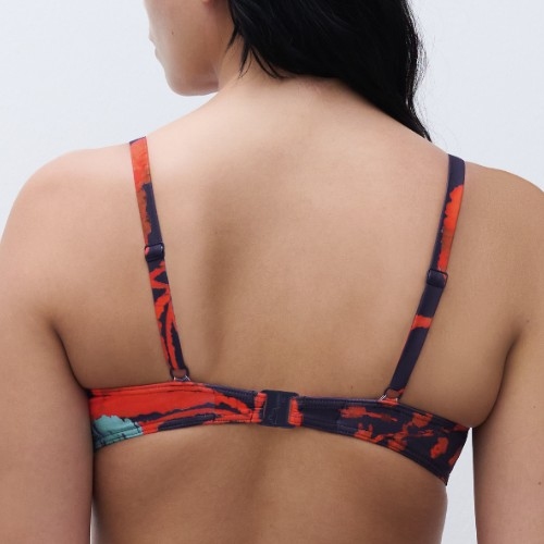 Chantelle Swimwear Icon grey soft-cup bikini bra