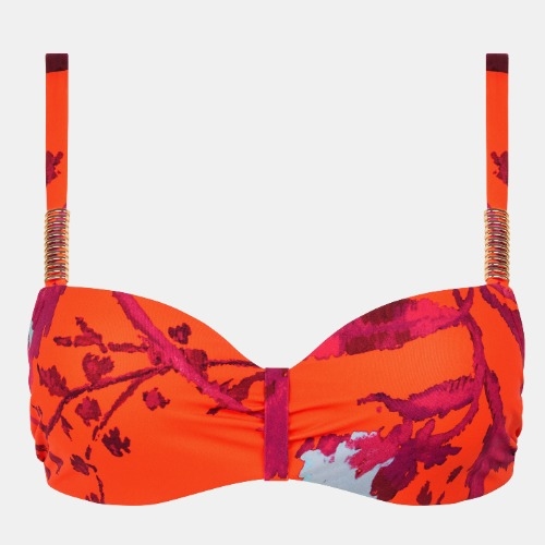 Chantelle Swimwear Icon orange padded bikini bra