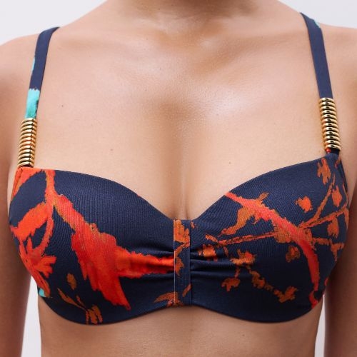 Chantelle Swimwear Icon grey padded bikini bra