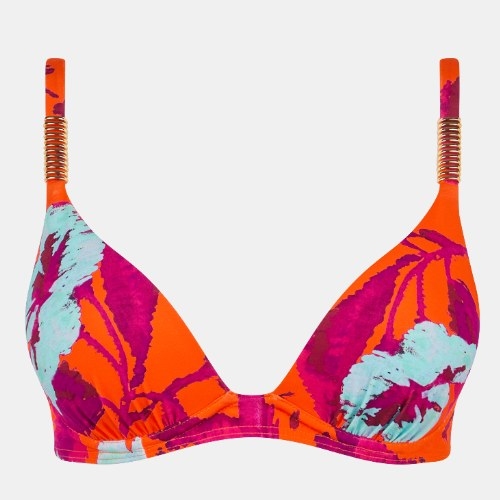 Chantelle Swimwear Icon orange push up bikini bra