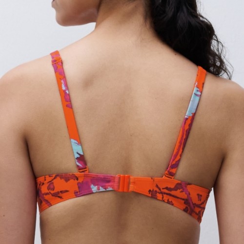 Chantelle Swimwear Icon orange push up bikini bra