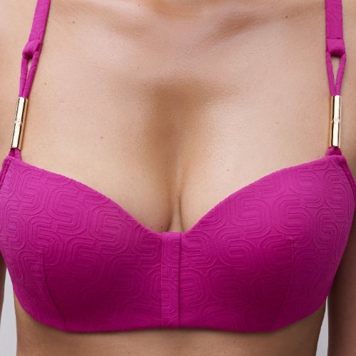 Chantelle Swimwear Hera fuchsia padded bikini bra