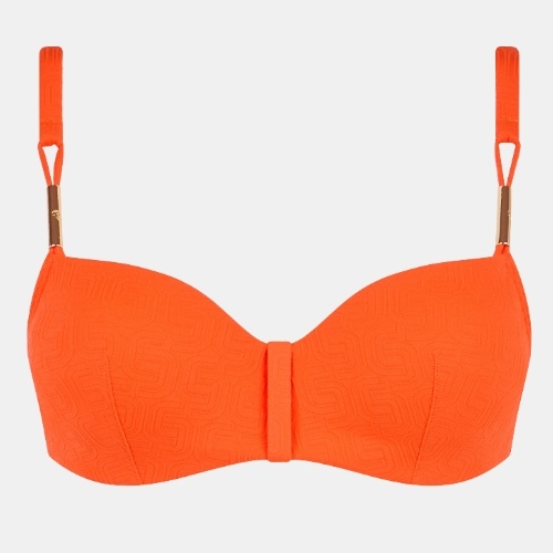 Chantelle Swimwear Hera orange padded bikini bra