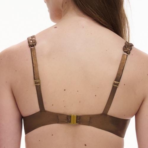 Chantelle Swimwear Shaman bronze padded bikini bra