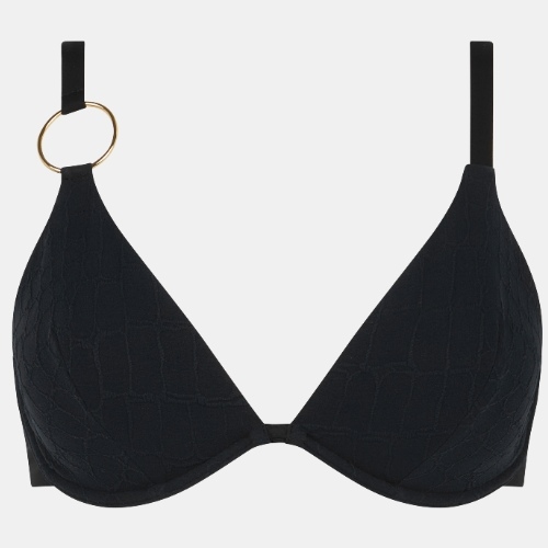 Chantelle Swimwear Eclipse black soft-cup bikini bra