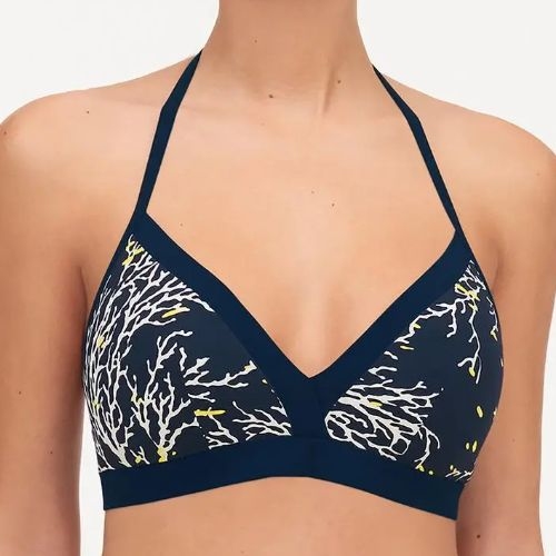 Chantelle Swimwear Atlantis navy blue padded bikini bra