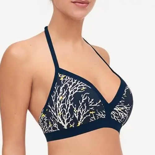 Chantelle Swimwear Atlantis navy blue padded bikini bra