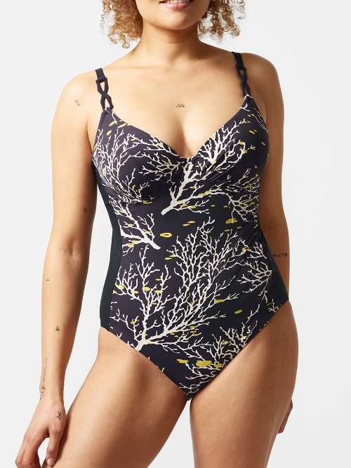 Chantelle Swimwear Atlantis navy blue bathingsuit