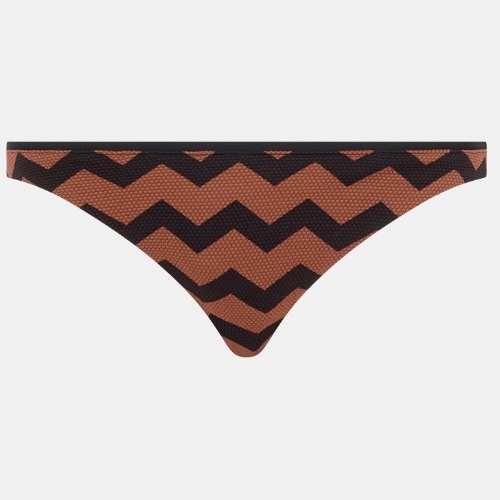Chantelle Swimwear Totem brown bikini brief