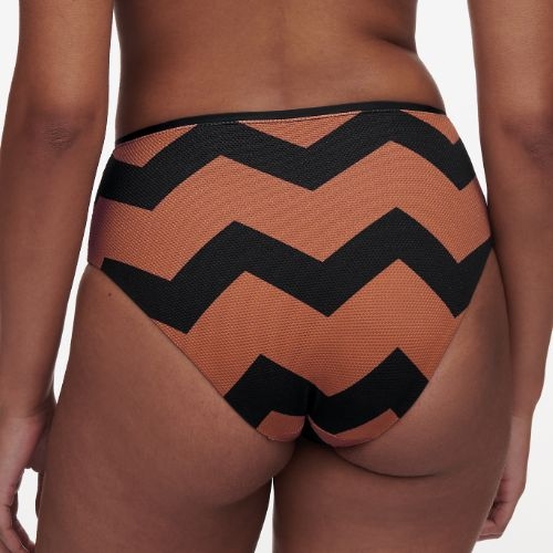 Chantelle Swimwear Totem brown bikini brief
