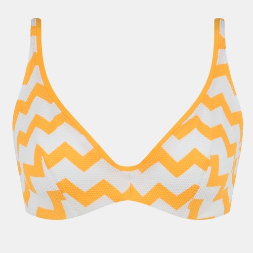 Chantelle Swimwear Totem yellow soft-cup bikini bra