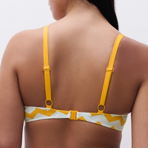 Chantelle Swimwear Totem yellow soft-cup bikini bra