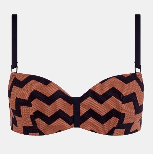 Chantelle Swimwear Totem brown padded bikini bra