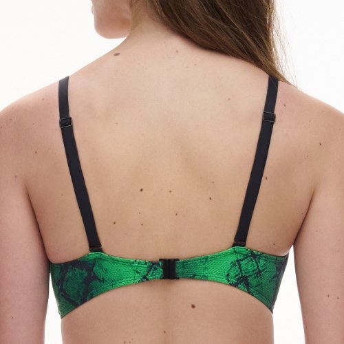 Chantelle Swimwear Totem green soft-cup bikini bra