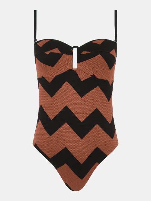 Chantelle Swimwear Totem brown bathingsuit
