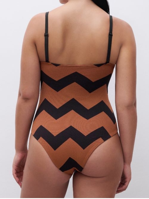 Chantelle Swimwear Totem brown bathingsuit