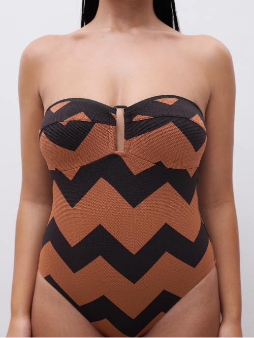 Chantelle Swimwear Totem brown bathingsuit
