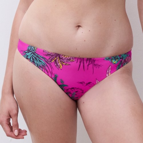 Chantelle Swimwear Sauvage pink bikini brief