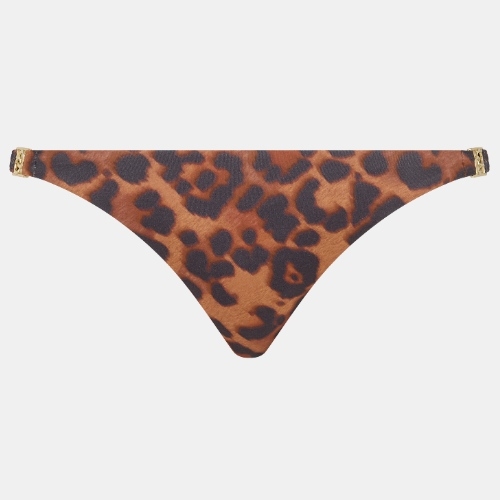 Chantelle Swimwear Sauvage brown bikini brief
