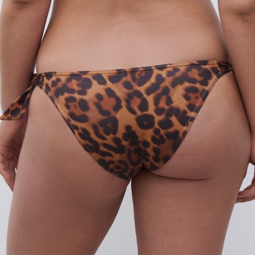 Chantelle Swimwear Sauvage brown bikini brief