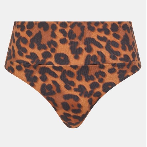 Chantelle Swimwear Sauvage brown bikini brief