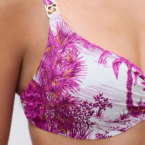 Chantelle Swimwear Sauvage white soft-cup bikini bra