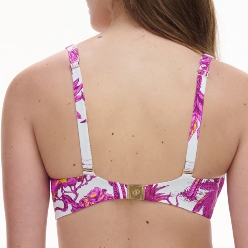 Chantelle Swimwear Sauvage white soft-cup bikini bra