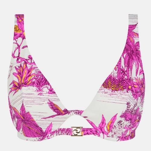 Chantelle Swimwear Sauvage white soft-cup bikini bra