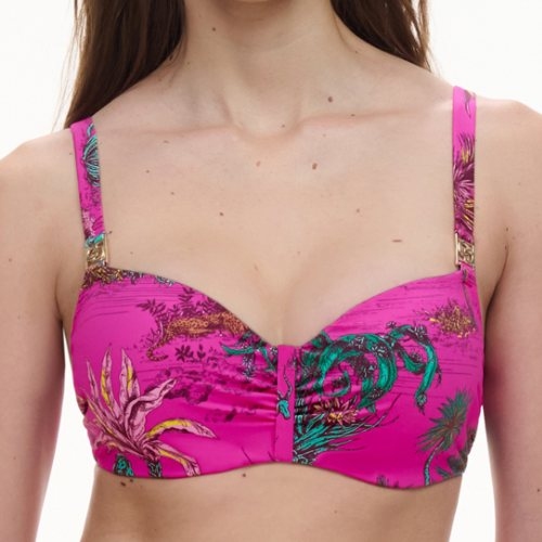 Chantelle Swimwear Sauvage pink padded bikini bra