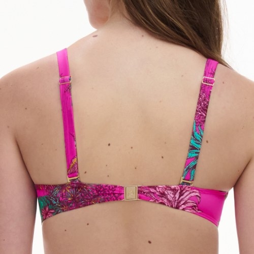 Chantelle Swimwear Sauvage pink padded bikini bra
