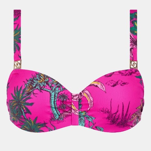 Chantelle Swimwear Sauvage pink padded bikini bra