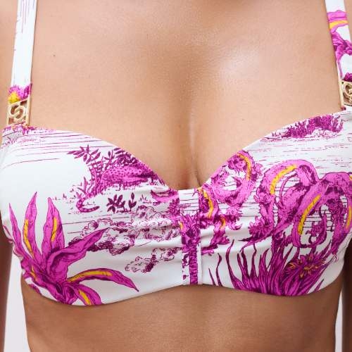 Chantelle Swimwear Sauvage white padded bikini bra