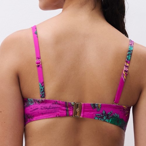 Chantelle Swimwear Sauvage pink padded bikini bra