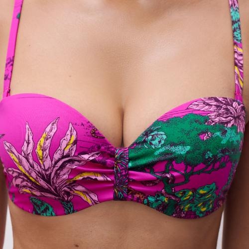 Chantelle Swimwear Sauvage pink padded bikini bra