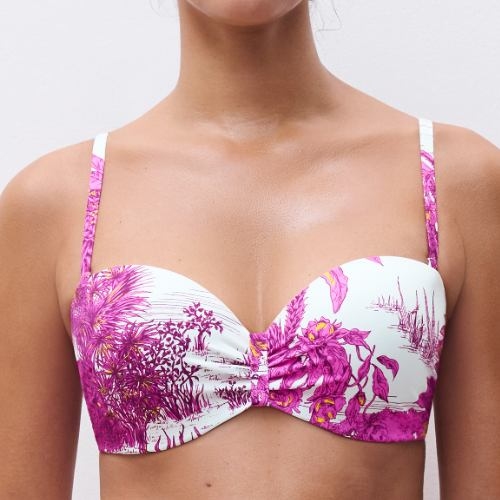 Chantelle Swimwear Sauvage white padded bikini bra