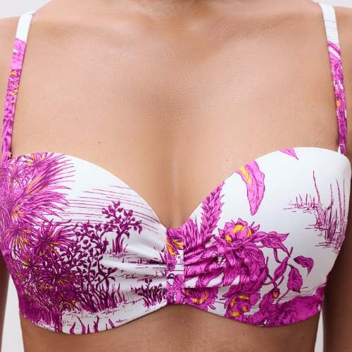 Chantelle Swimwear Sauvage white padded bikini bra