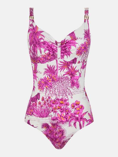 Chantelle Swimwear Sauvage white bathingsuit