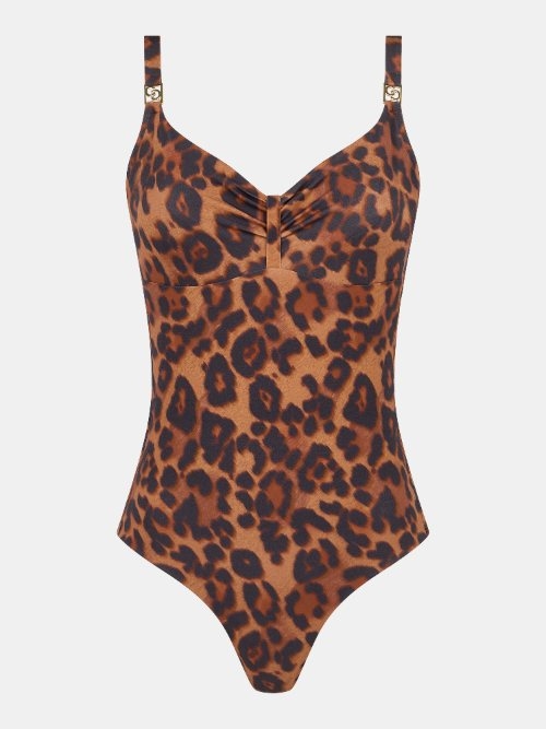 Chantelle Swimwear Sauvage brown bathingsuit