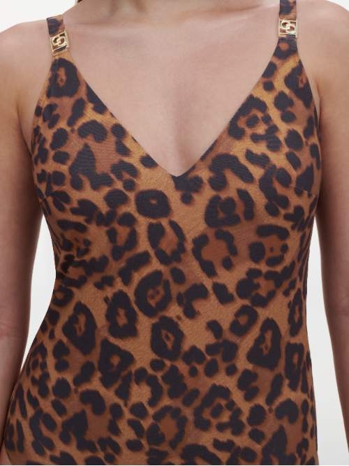 Chantelle Swimwear Sauvage brown bathingsuit