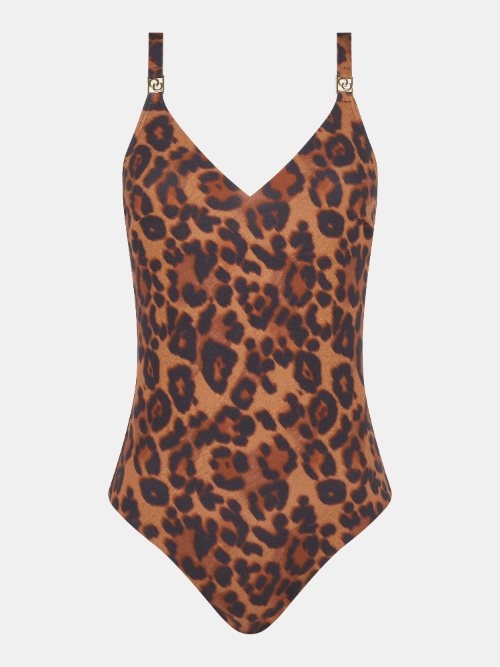 Chantelle Swimwear Sauvage brown bathingsuit