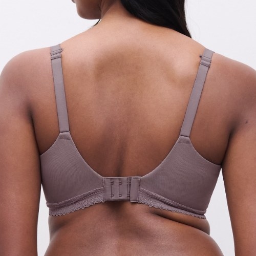 Chantelle New Romance mole grey non-padded bra