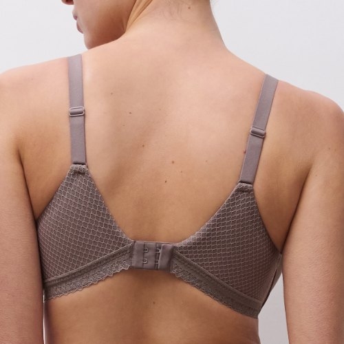 Chantelle New Romance mole grey padded bra