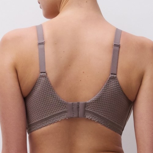 Chantelle Romance mole grey padded bra